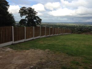 long garden fencing
